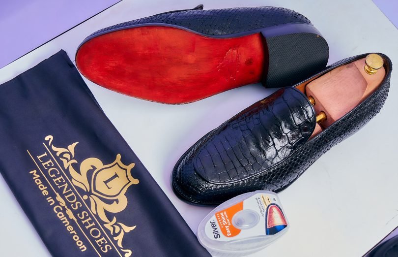 Legends Saltwater Crocodile Rainbow Python Combo Men’s Classic Loafers – Image 2