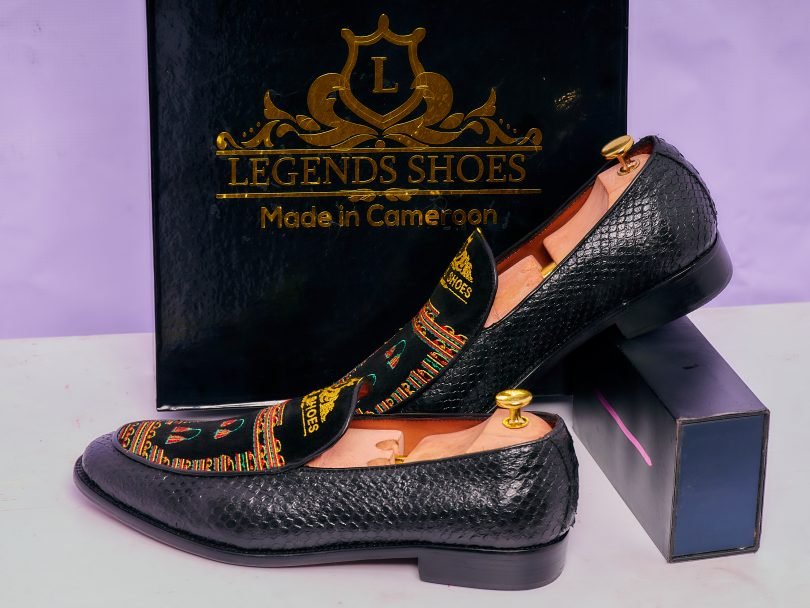 Toghu African Rock Python Combo Men’s Classic Loafer – Image 4