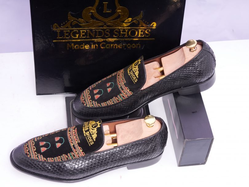 Toghu African Rock Python Combo Men’s Classic Loafer