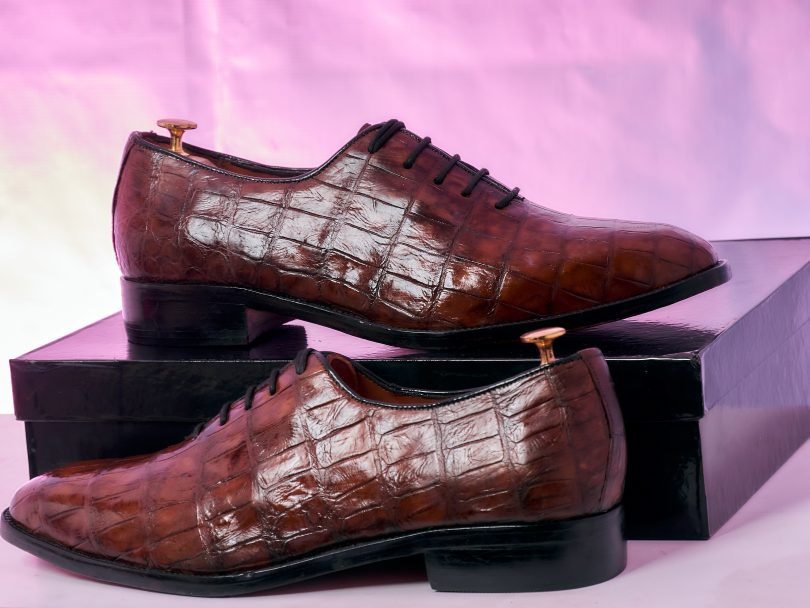Legends Nile Crocodile Leather Oxford Classic Shoe – Image 4