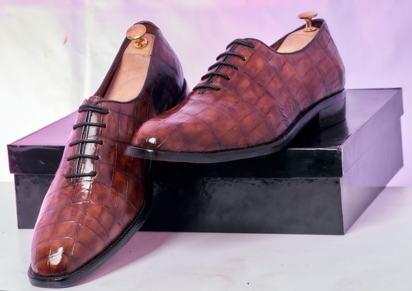Legends Nile Crocodile Leather Oxford Classic Shoe – Image 2