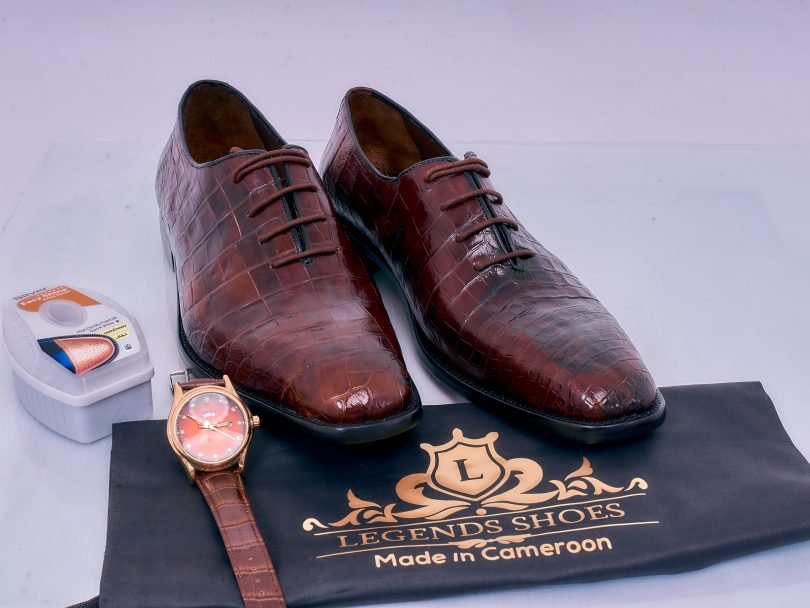 Desert Crocodile Full Grain Leather Oxford Classic Shoe