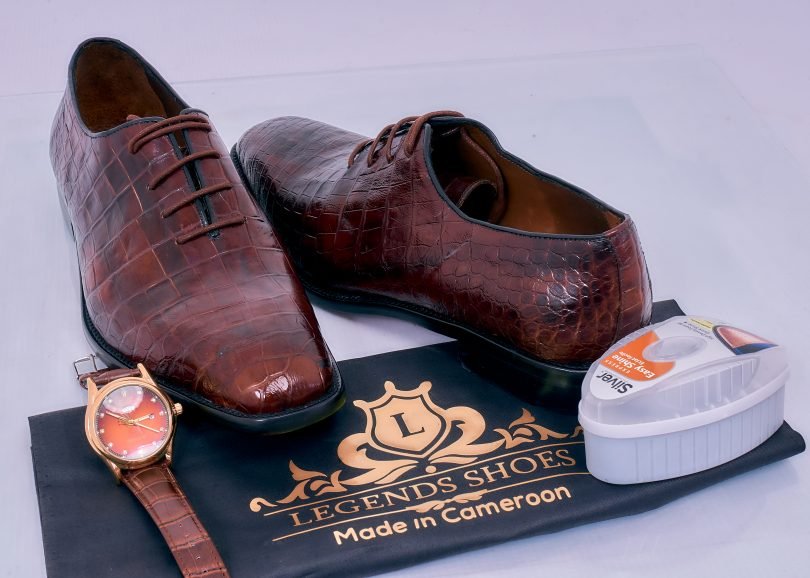 Desert Crocodile Full Grain Leather Oxford Classic Shoe – Image 4