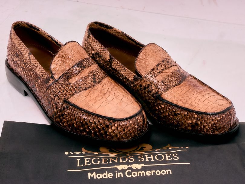 Saltwater Crocodile Dwarf Python Combo Men’s Classic Loafer – Image 3