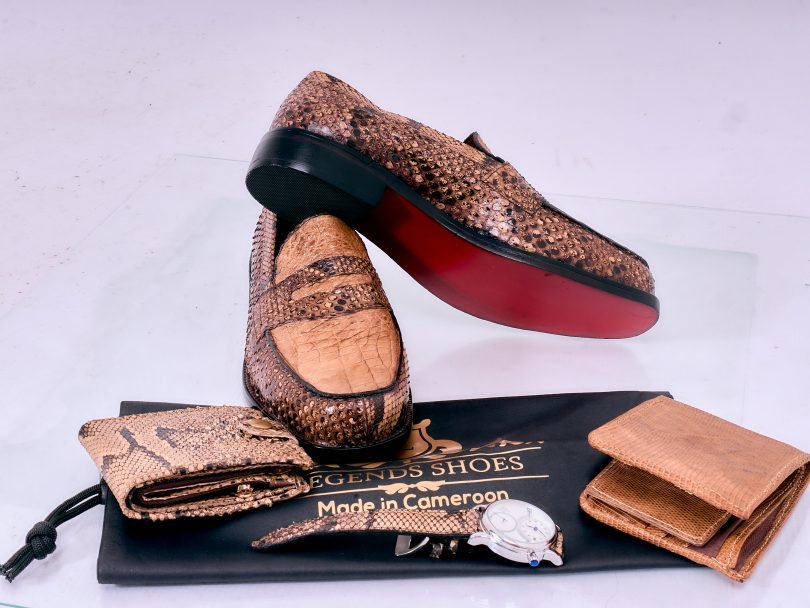 Saltwater Crocodile Dwarf Python Combo Men’s Classic Loafer