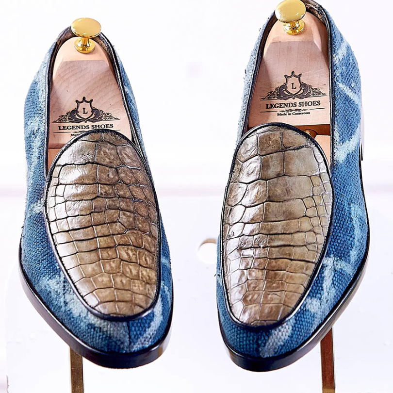 Legends Ndop American Alligator Rainbow Men’s Classic Loafers