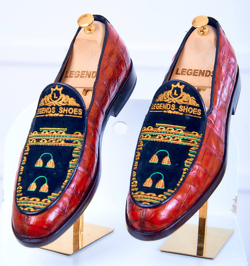 Toghu Nile Crocodile Combo Classic Men's Loafers – Image 3