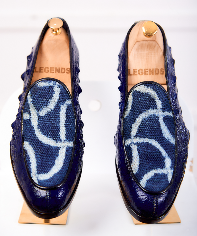 Blue Ndop Salt Water Crocodile Combo Classic Loafers – Image 4