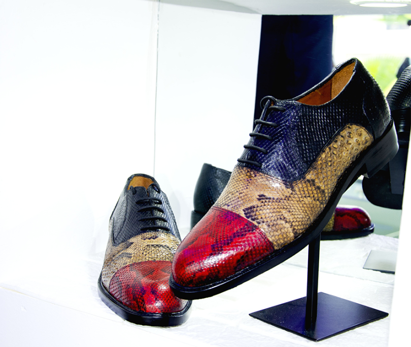Black/Red/Brown Southern Rock Python combo oxford classic