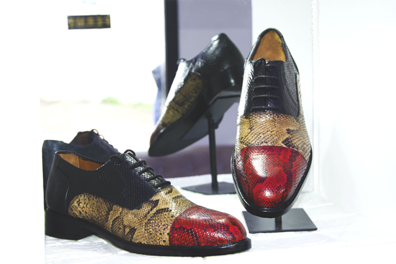 Black/Red/Brown Southern Rock Python combo oxford classic – Image 2