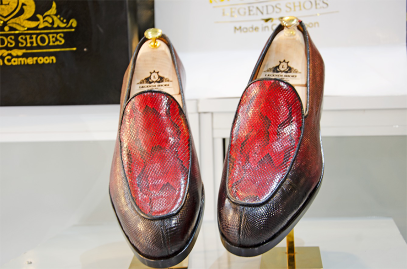 Legend red iguana lizard Ball Python combo classic loafers – Image 3