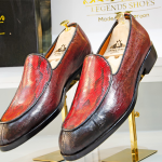 Legend red iguana lizard Ball Python combo classic loafers