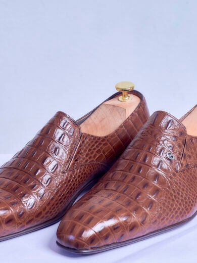 Dark Brown Elegance – Premium Artificial Leather Shoes 👞🌟