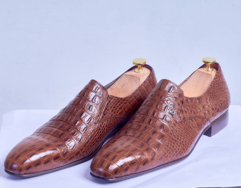 Dark Brown Elegance – Premium Artificial Leather Shoes 👞🌟