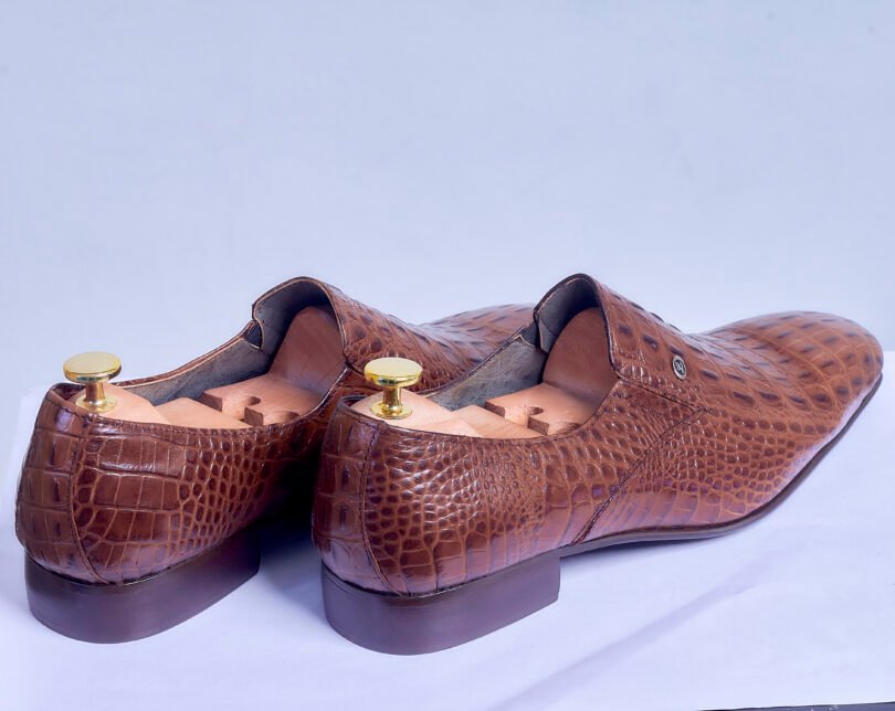 Dark Brown Elegance – Premium Artificial Leather Shoes 👞🌟 – Image 2