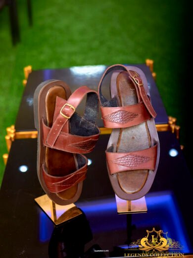 Dark brown School Sandals for Boys 👦👞📚