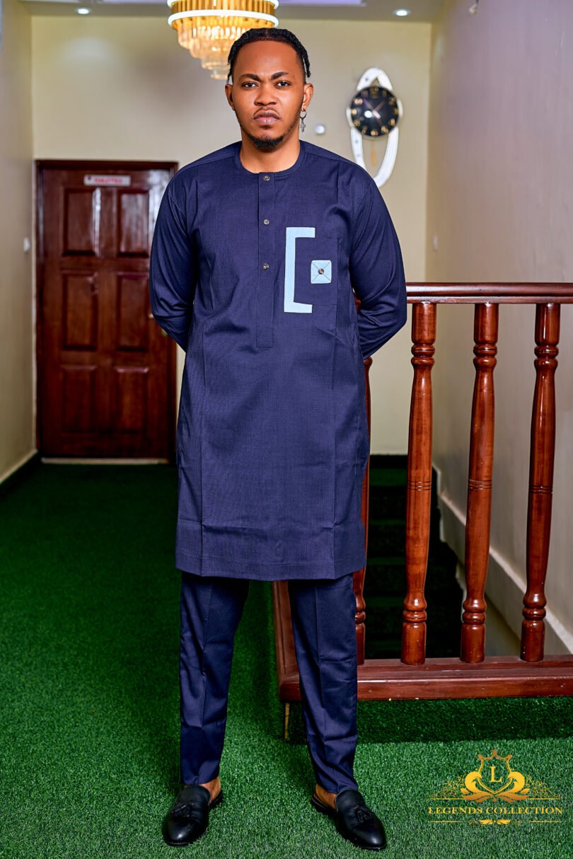 ✨ Dark Blue Saillon Set for Men – Elegance Redefined ✨
