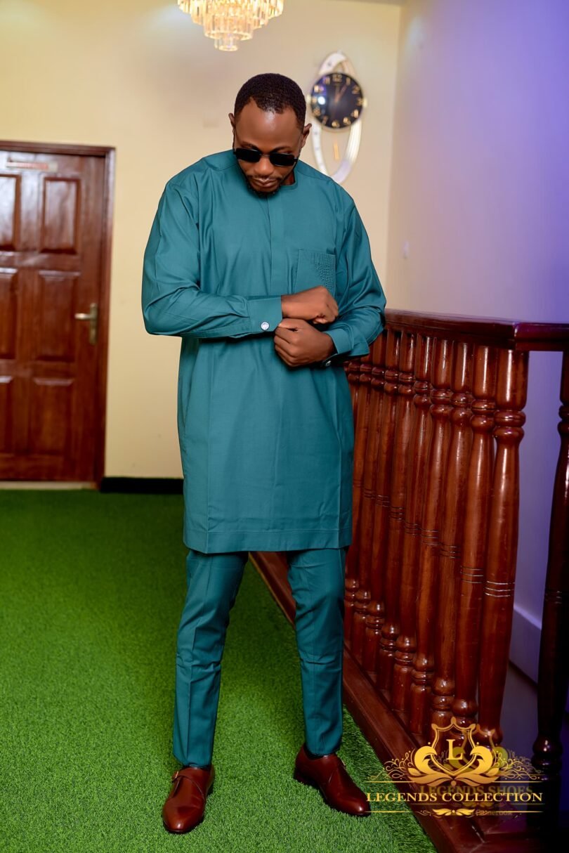 Elite Gentleman – Teal Saillon Set – Image 2